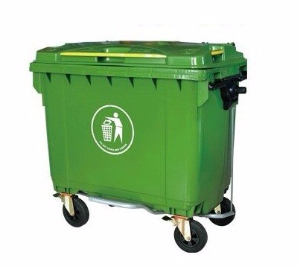 戶(hù)外大型四輪塑料垃圾桶系列